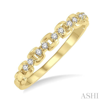 Stackable Link Diamond Fashion Band
