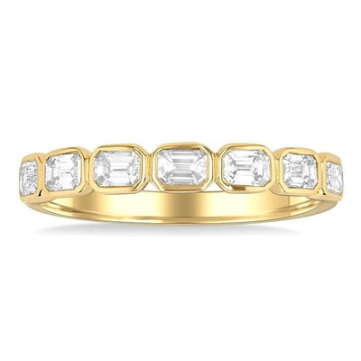 Diamond Bezel Stackable Ring