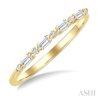 Stackable Baguette Diamond Fashion Band