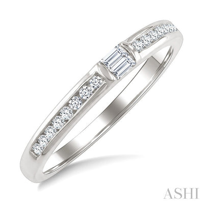 Stackable Baguette Diamond Fashion Band