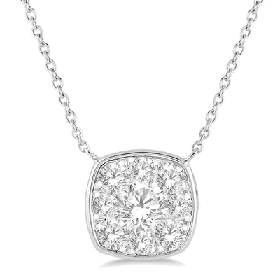 Lovebright Bezel Diamond Necklace