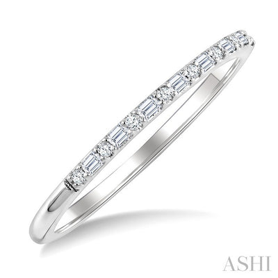 Stackable Baguette Diamond Fashion Band