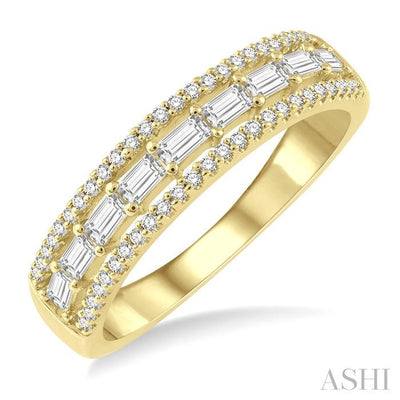 Baguette Diamond Fashion Band