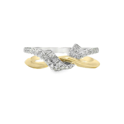 Diamond Twist Fashion Ring