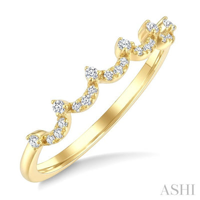 Wave Diamond Stackable Fashion Band