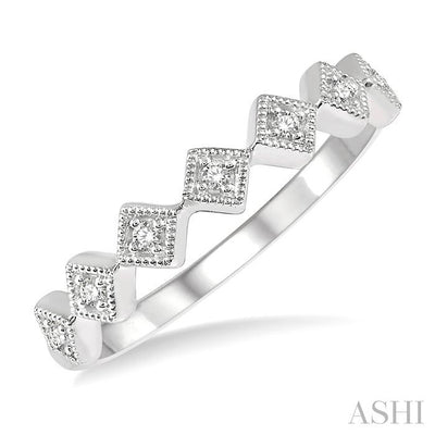 Stackable Diamond Wedding Band