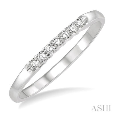 7 Stone Diamond Wedding Band