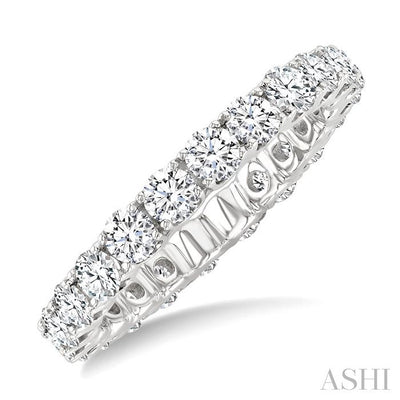 Round Shape Eternity Diamond Wedding Band
