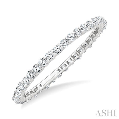 Round Shape Eternity Diamond Wedding Band