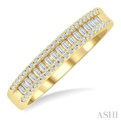 Stackable Baguette Diamond Fashion Band
