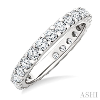 Round Shape Eternity Diamond Wedding Band