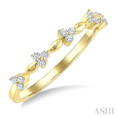 Stackable Blossom Diamond Fashion Band