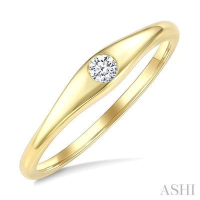 Round Shape Diamond Solitaire Ring