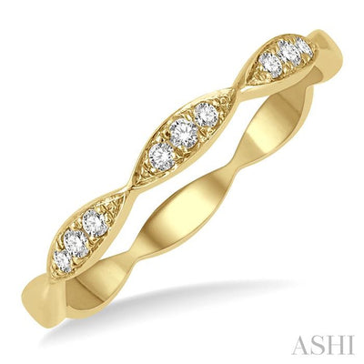 Stackable Diamond Wedding Band
