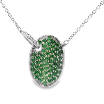 Green Tsavorite Garnet Necklace