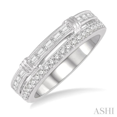 Stackable Baguette Diamond Fashion Band