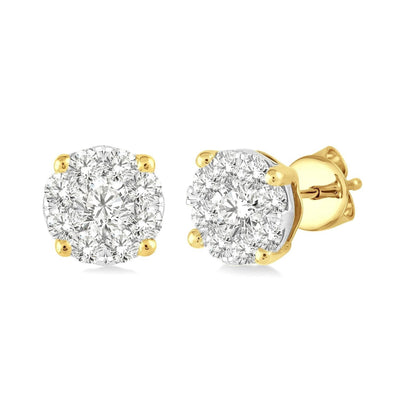 Lovebright Diamond Stud Earrings