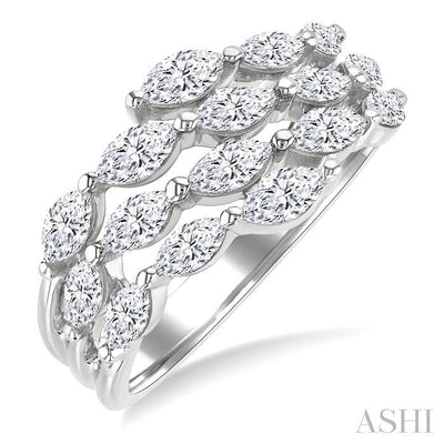 Marquise Shape Diamond Fashion Ring