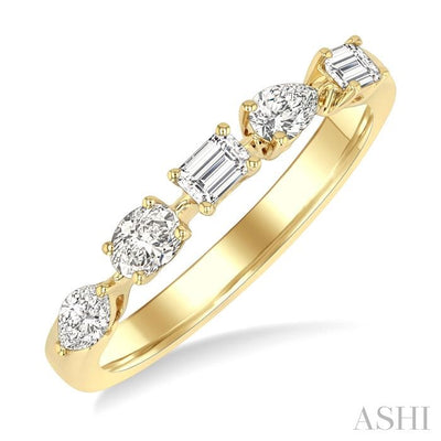 Mixed Shape Diamond Fashion Band