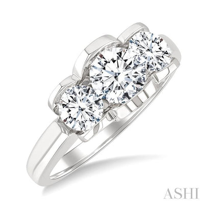 3 Stone Diamond Fashion Ring