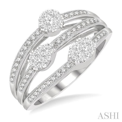 Mixed Shape Lovebright Diamond Fashion Ring