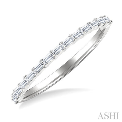 Stackable Baguette Diamond Fashion Band
