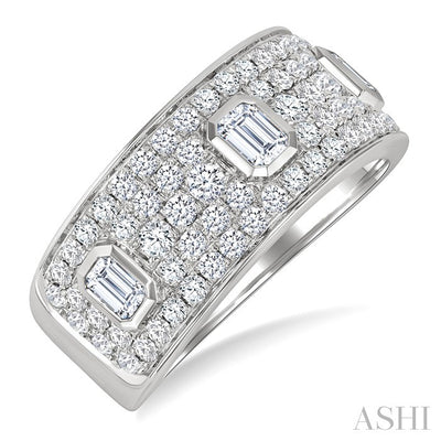 Bold Diamond Fashion Wide Band