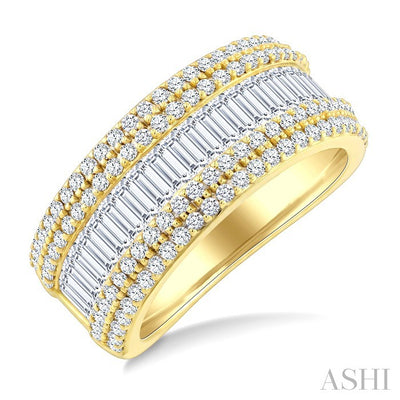 Baguette Diamond Fashion Band