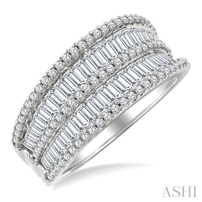 Bold Baguette Diamond Fashion Band