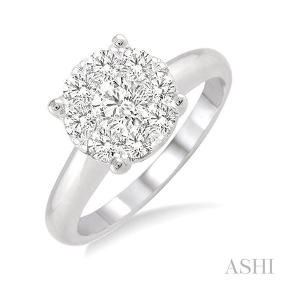 Round Shape Lovebright Essential Diamond Ring