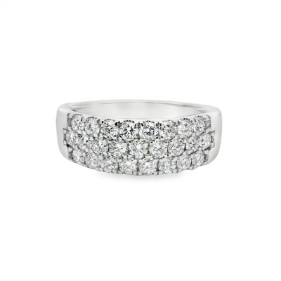 Honeycomb Diamond Fashion Ring
