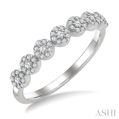 Diamond Cluster Fashion Band