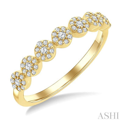 Diamond Cluster Fashion Band