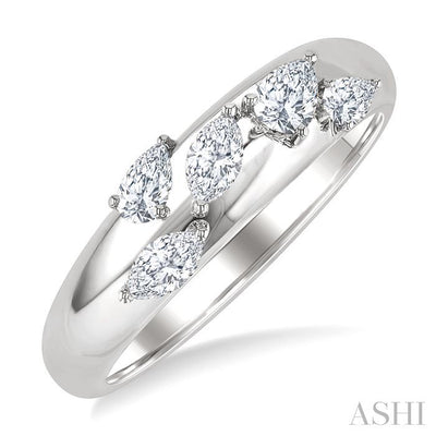 Mixed Shape Diamond Fashion Band