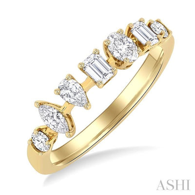 Mixed Shape Diamond Fashion Band