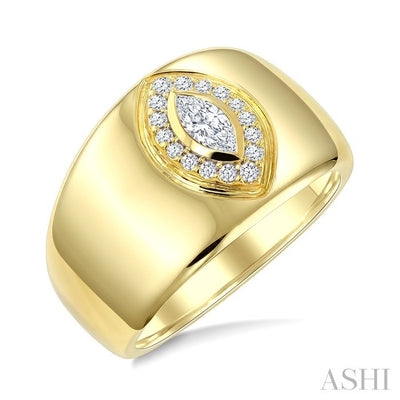 Bold Marquise Shape Diamond Fashion Ring