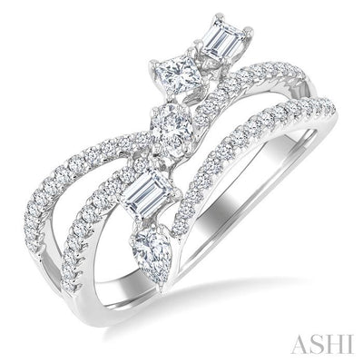 Mixed Shape Diamond Fashion Ring