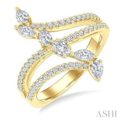 Mixed Shape Diamond Fashion Ring