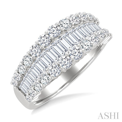 Baguette Diamond Fashion Band