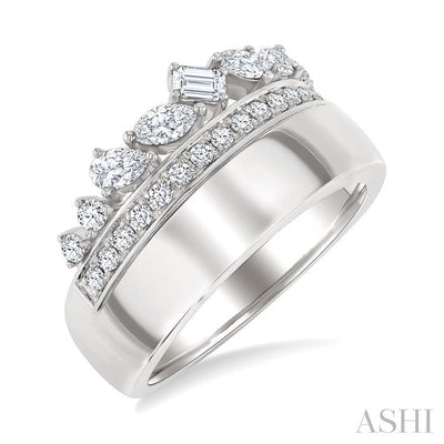 Mixed Shape Diamond Fashion Ring