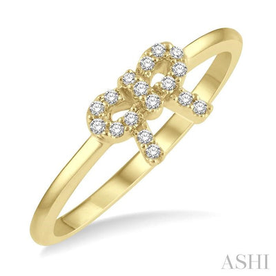 Stackable Bow Petite Diamond Fashion Ring