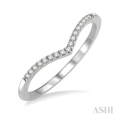 Stackable Chevron Petite Diamond Fashion Band