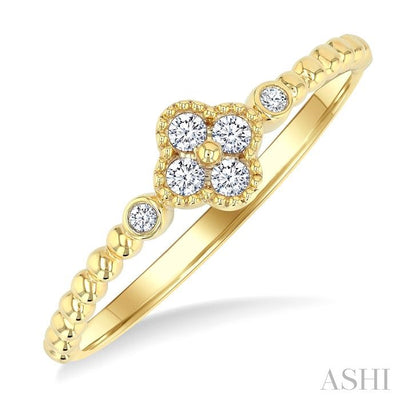 Bead Bijoux Clover Petite Diamond Fashion Ring