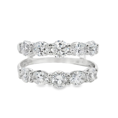 Oval & Round Diamond Ring Enhancer