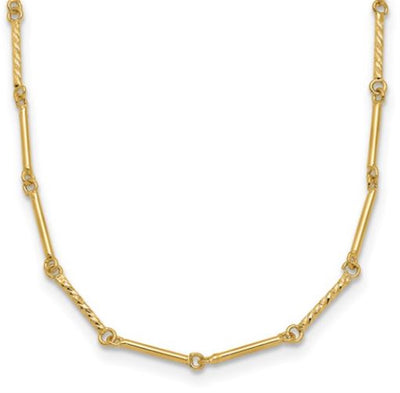 Bar Link Station Necklace