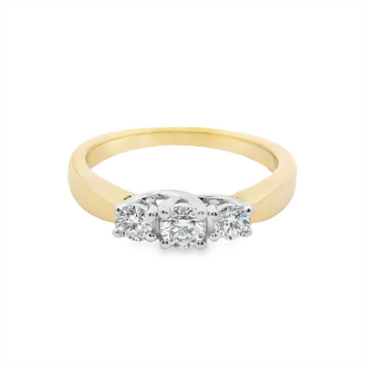 Three Stone Diamond Ring