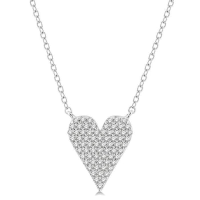 Heart Shape Diamond Necklace