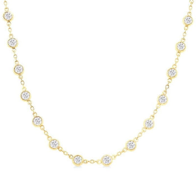 Diamond Station Necklace