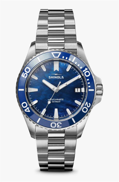 Shinola "Lake Michigan Monster" Automatic Dive Watch, 39 mm