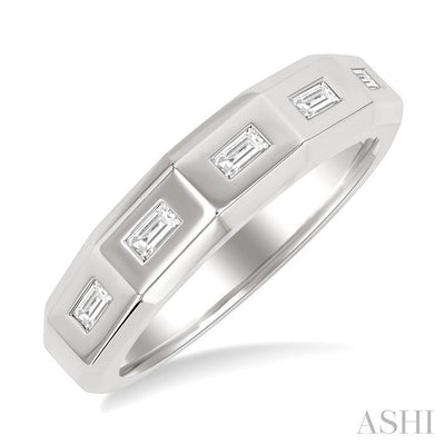 Baguette Diamond Fashion Band